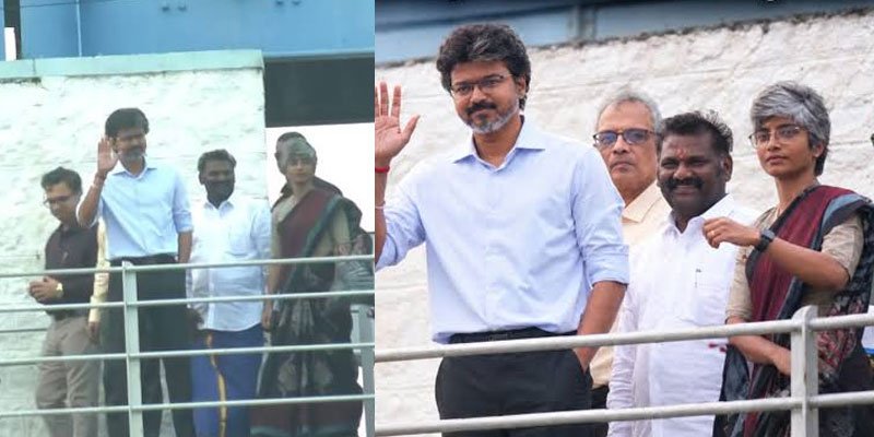 செம்பரம்பாக்கம் ஏரியில் முதல்வர் விஜய் ஆய்வு: நீர்வரத்து, நீர்மட்டம் குறித்து அதிகாரிகளிடம் கேட்டறிந்தார்